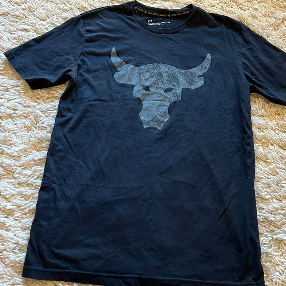 🔥 3/$20 Under Armour Project Rock Brahma Bull T-Shirt - Picture 1 of 2